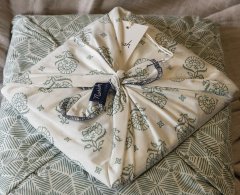 Seraphine Bohça Bağcıklı 2'li Yastık Kılıfı /Yeşil