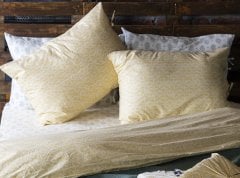 Saris Bohça Bağcıklı 2'li Yastık Kılıfı /Sarı