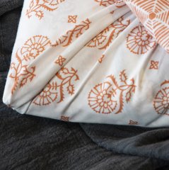 Seraphine Bohça Çarşaf /Kiremit/100x200cm