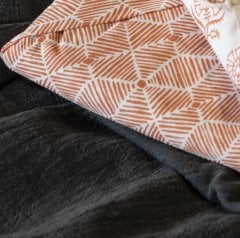 Saris Bohça Çarşaf /Kiremit/140x200cm