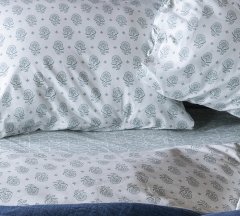 Saris Bohça Çarşaf /Yeşil/140x200cm