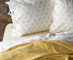 Saris Bohça Çarşaf /Sarı/140x200cm