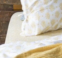 Saris Bohça Çarşaf /Sarı/160x200cm