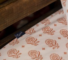 Saris Bohça Çarşaf /Kiremit/180x200cm