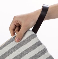 Stripe Clutch Çanta