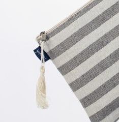 Stripe Clutch Çanta