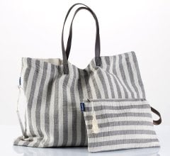 Stripe Clutch Çanta