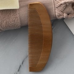 Hediye Büyük Ahşap Kasa1/Doğal Sabun+50x80cm Gül Kurusu Pamuk Havlu +Ahşap Tarak