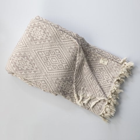 Cappadocia Yatak Örtü/Taş Lila/240x280cm