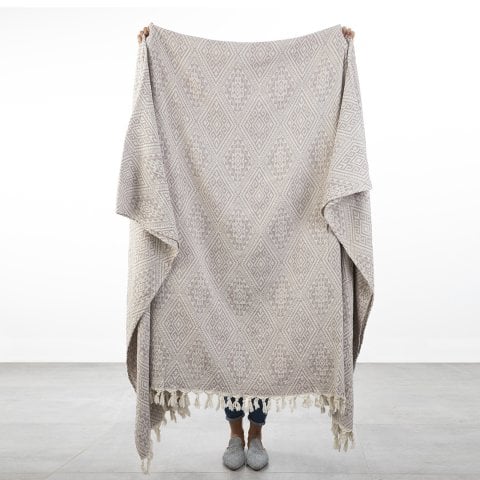 Cappadocia Yatak Örtü/Taş Lila/240x280cm