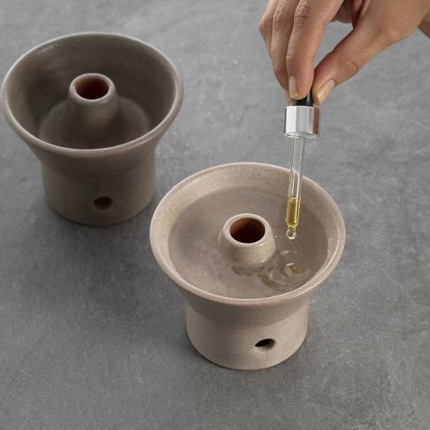 Tılsım Seramik Buhurdanlık/Bej