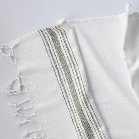 Earth Mutfak Havlu/Yeşil Çizgi  50x100cm