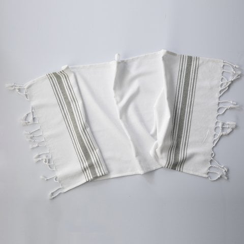 Earth Mutfak Havlu/Yeşil Çizgi  50x100cm