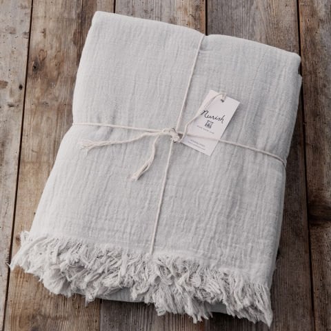 Tarhun Yatak Örtü/Beyaz/270x280cm