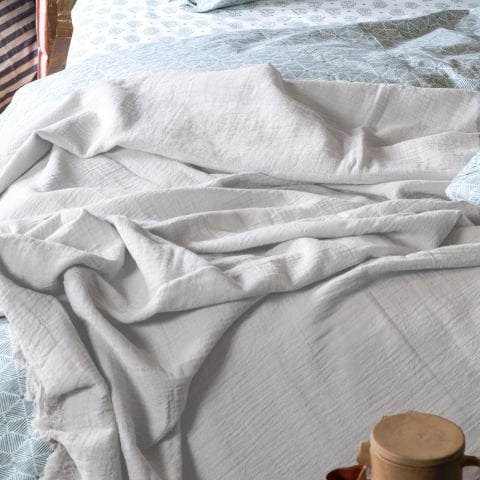 Tarhun Yatak Örtü/Beyaz/270x280cm