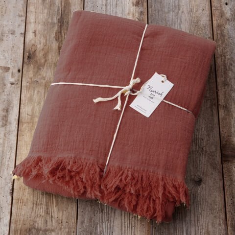 Tarhun Yatak Örtü/Kiremit/200x280cm