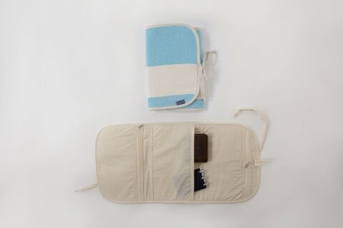 Nova Roma El Yapımı Organizer-Mavi