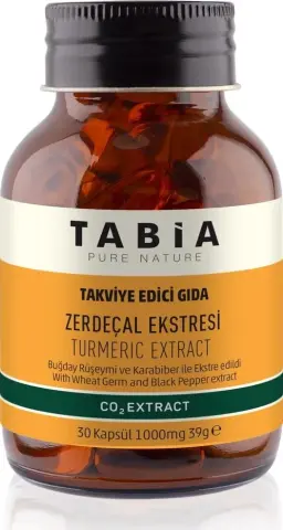 Tabia- Zerdeçal Ekstresi 1000mg/30 kapsül