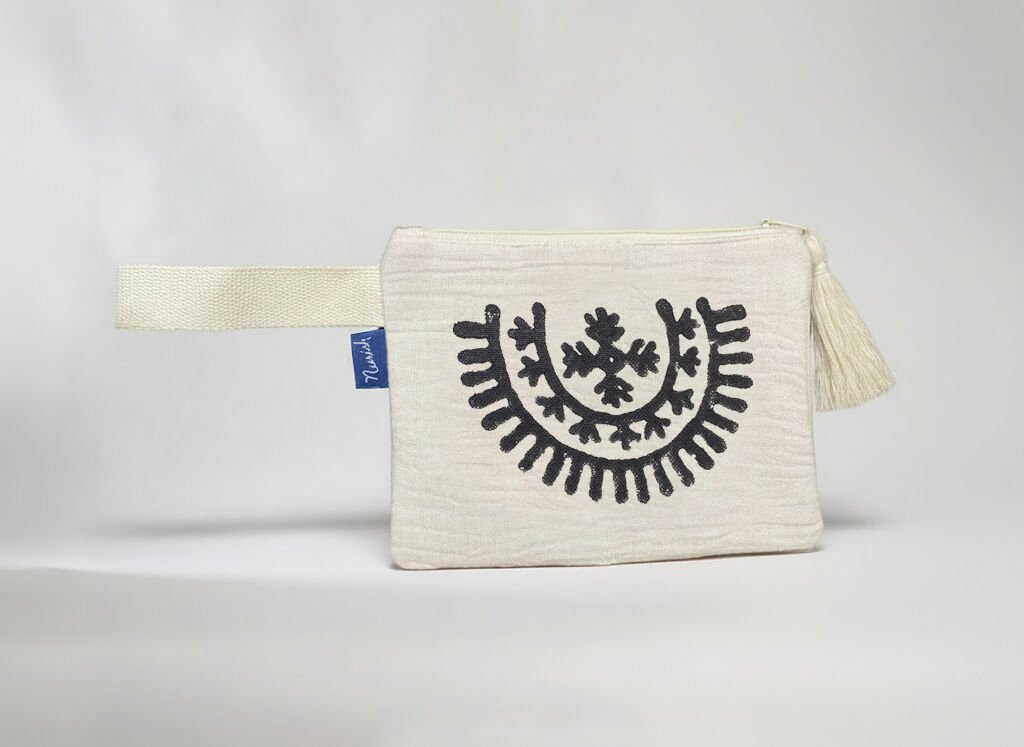 Tatoo Clutch-Bereket/Siyah