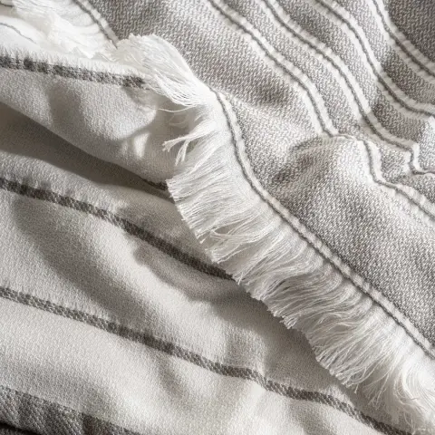 Eco- Elis 3 lü Kurulama Havlusu %100 Organik Pamuk/Gri