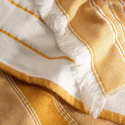 Eco- Elis 3 lü Kurulama Havlusu %100 Organik Pamuk/Sarı