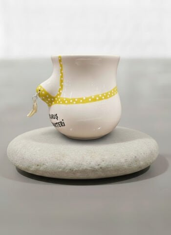 Charmlı Boob Kupa-Sarı