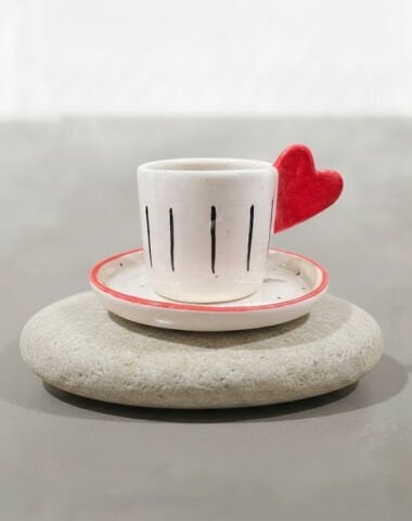 Kalp Kulplu Fincan