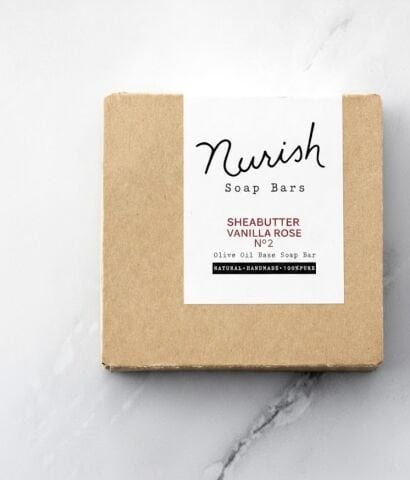 Sheabutter-Vanılla rose Doğal Sabun 100g