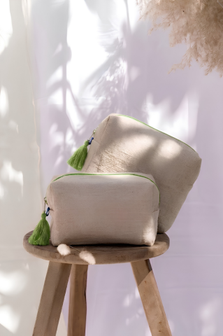 Makyaj Çantası Yeşil